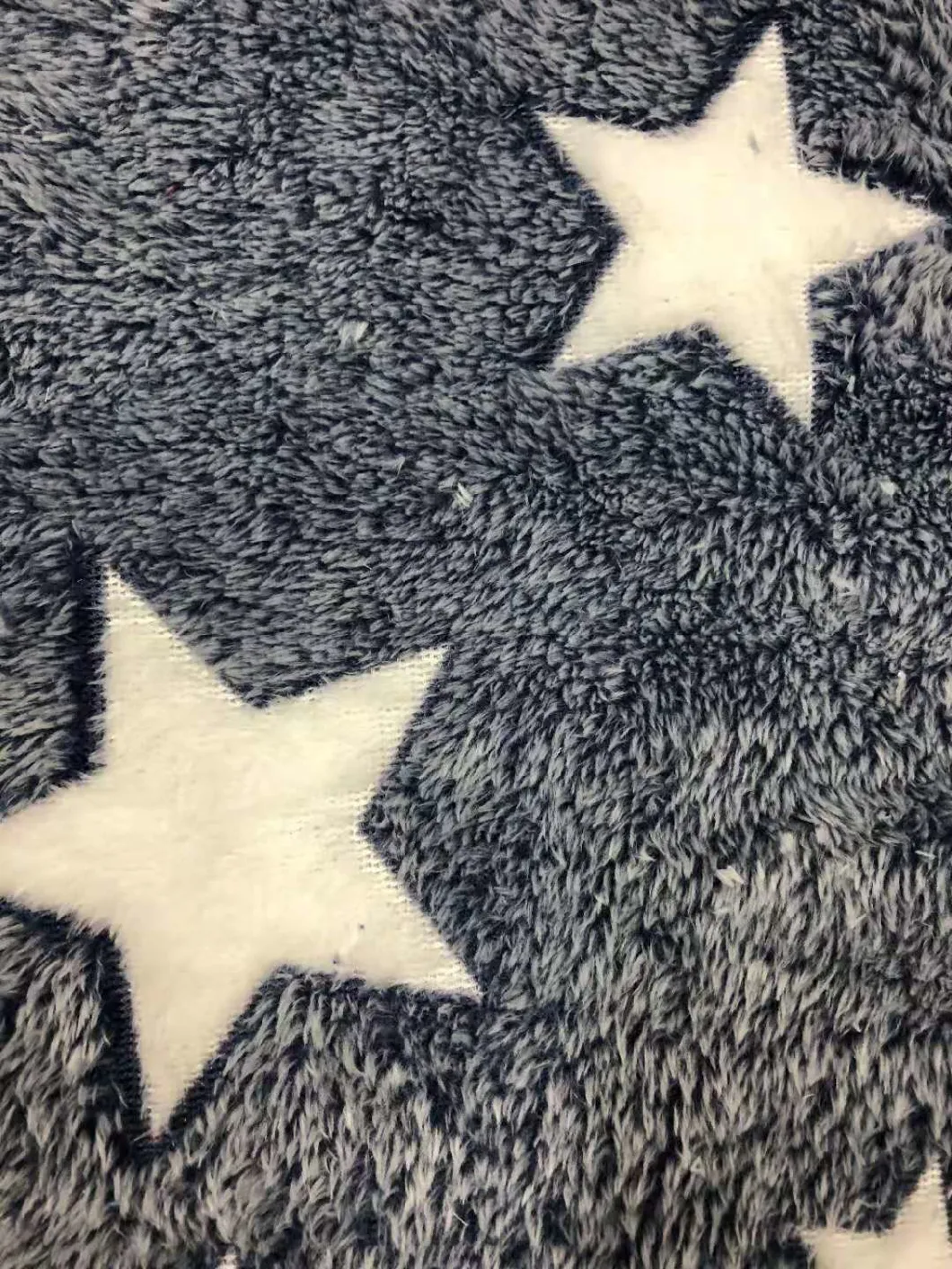 100% Polyester 150d Double Side Flannel with Special Printed Knitted Fabric
