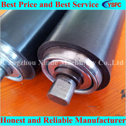 rubber coated industrial conveyor roller