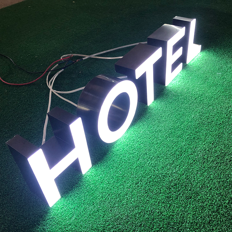 Custom Best Design Rimless LED advertising Company Names Sign Channel Letter