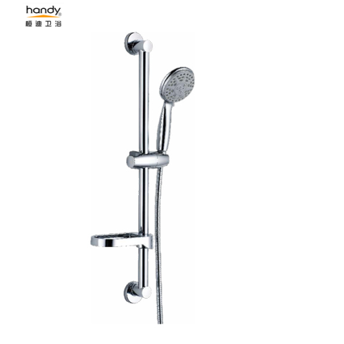 Bathroom In-Wall Mounted Shower Set With Sliding Bar
