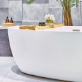 Pedestal Jacuzzi Tub Luxury Indoor Bathroom Hydrotherapy 1 Person Hot Bathtub