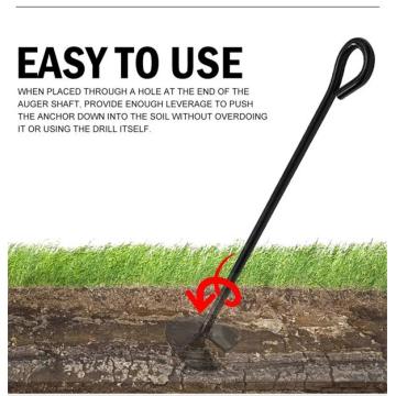 Steel Tree Ground Anchor Earth Auger Anchor