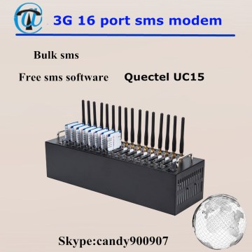 High speed sending bulk sms modem low pirce imei change 16 channels gsm modem