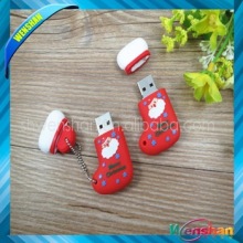Christmas Gift USB Memory Key, Boote Shape USB Flash Drive, USB Disk 8GB