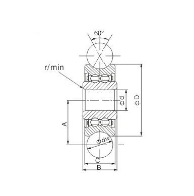 LFR5206-20 NPP Guide Roller Bearing