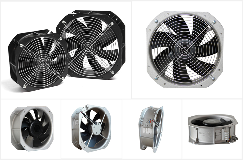 Aluminum alloy DC brushless motor roof mounted industrial exhaust fan