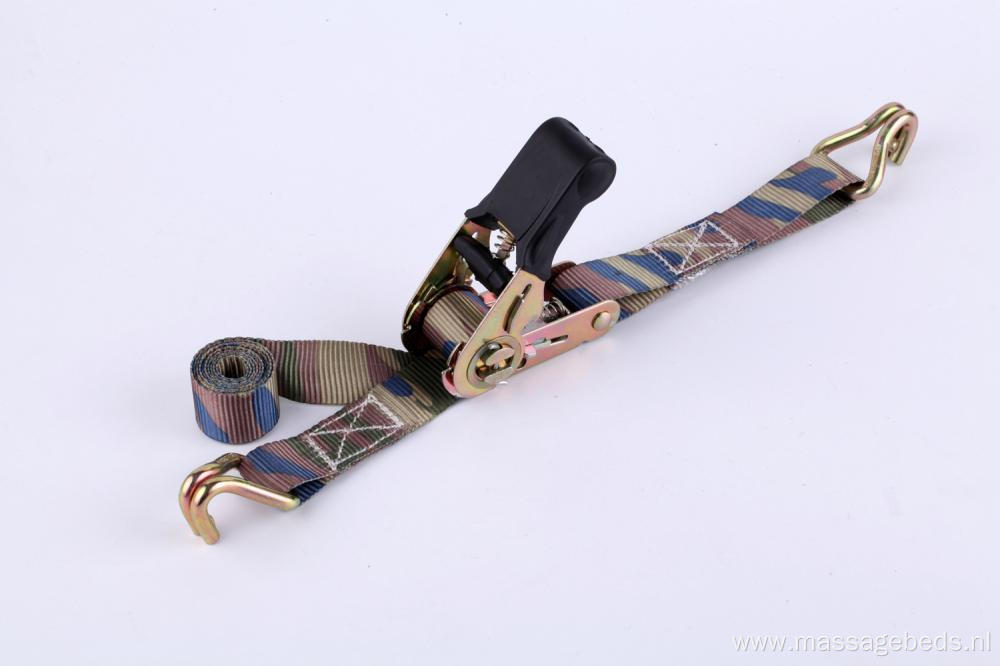 25mm Width Camo Colorful Ratchting Straps