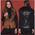 Inverno caldo finta pelliccia moda donna gilet