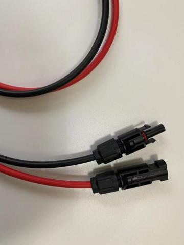 Customized pv cable+pv connector solar extension cable