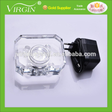Crystal rectangle led light stand /led base crystal 3d laser for birthday gifts or wedding gift