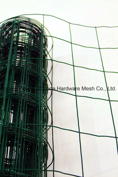 Green PVC Coated Steel Wire Mesh Fencing 120cm Garden Galvanised Fence