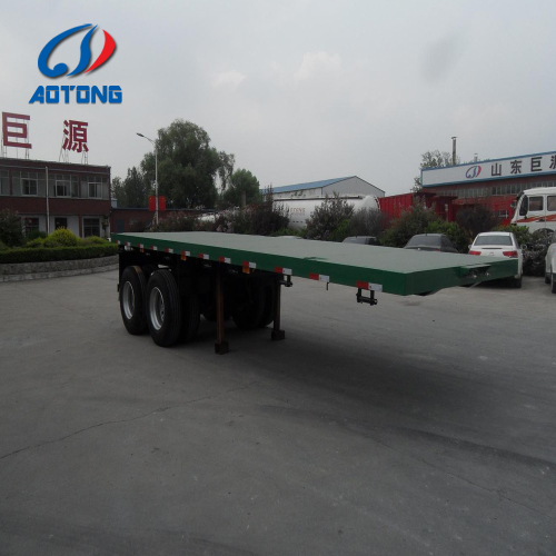 20 Feet Flatbed Semi Trailer Truck