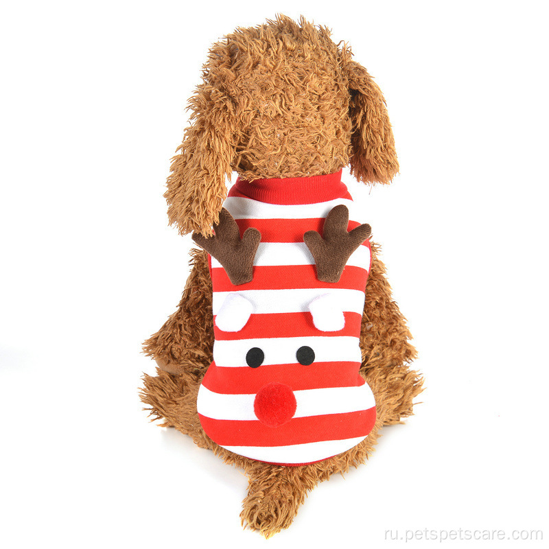 Заводская прямая мода Рождественская снеговик жилет Pet Products