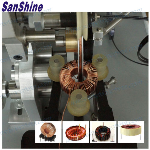 EMC filter toroid coil winding machine