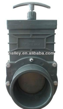 PVC socket ends gate valve
