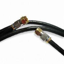 Wiring Harness, Quad Shield Jumpers with Gold-Plated F Connectors