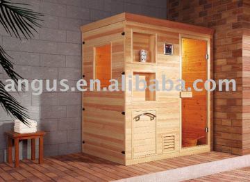 MEXDA2014 NEW design(hemlock,ceder,white pine,finland pine,amboyna)wood Infrared Sauna Room YH22SN (CE,TUV,ISO)