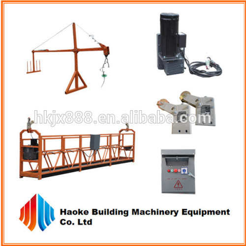 facade cleaning system platform for building maintenance