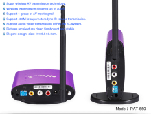 PAT-550HD Wireless Audio Video Sender Receiver