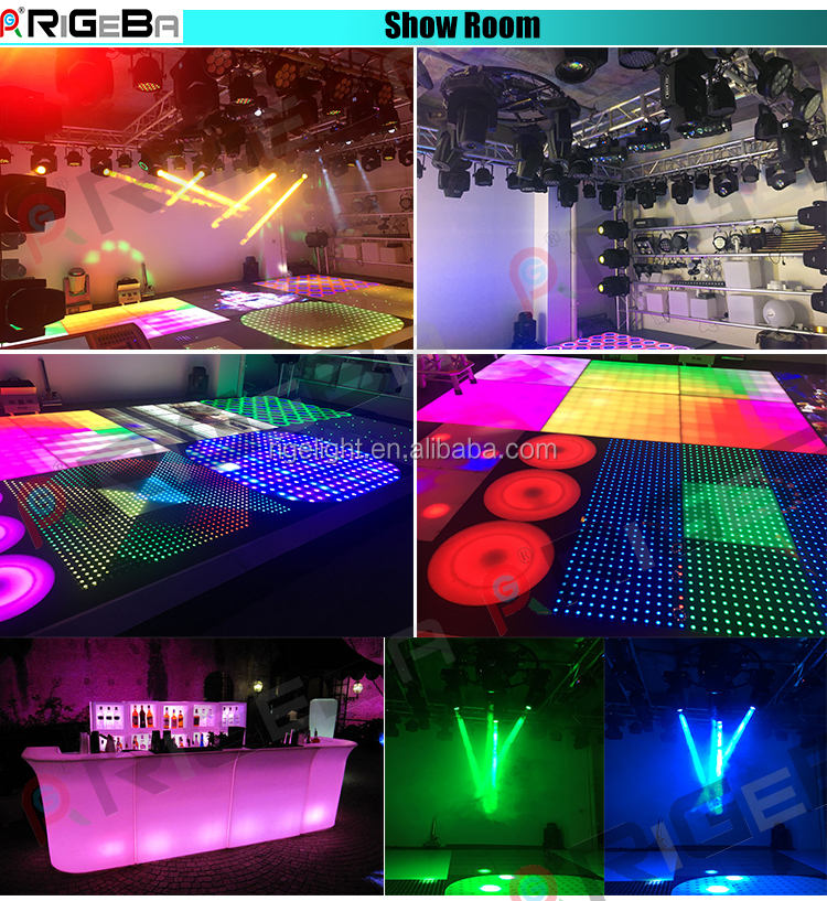 rigeba Hot selling P 4.81 outdoor led video interactive floor led dance floor panels