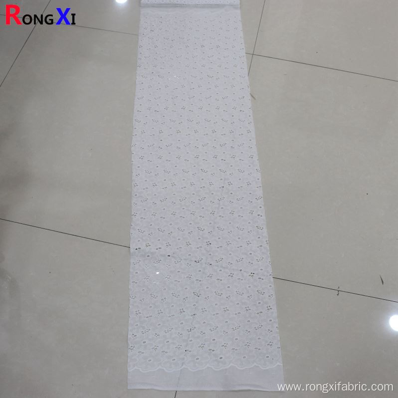 Plastic embroidery Pu Coated Cotton Fabric