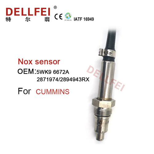 NOx sensor autodoc 5WK9 6672A 2871974/2894943RX For CUMMINS