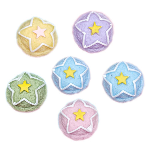 Resin Star Ice Cream Cabochon Flat Back Simulation Sweet Food Pendants Phone Case Embellishment Jewelry DIY Accessories