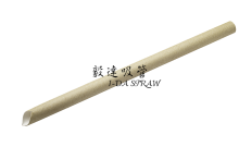 White paper single pack drinking straw 12MM