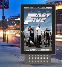 Outdoor advertising scrolling city light box