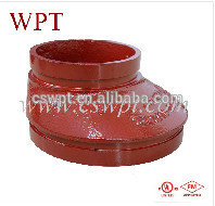 Fire protection grooved fittings and eccentric reducer grooved