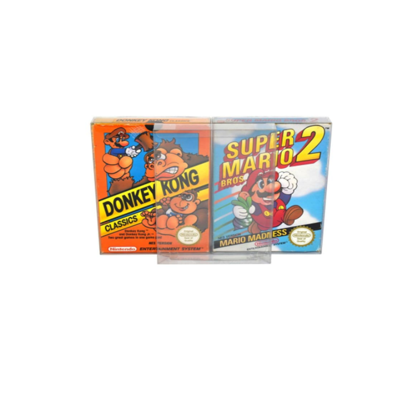 Custom Clear Transparent PET Plastic Video Game Box Protectors