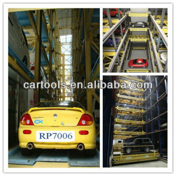 Robotic undergound car lifting stacker