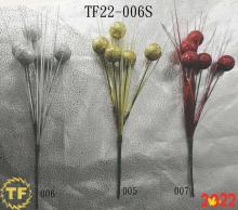 12"CHRISTMAS BALL/GRASS BUSH