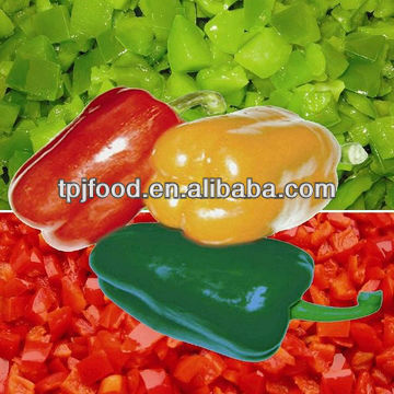 Frozen green pepper