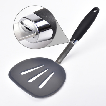 kitchen stainless steel silicone cooking spatula for baking