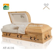 wholesale best price solid wood funeral casket lowering device