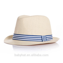 children toddler Panama Travel Sun Hat infant kids Straw Fedora Trilby Hat