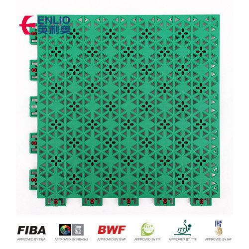 Enlio outside basketball courts floor tile plastic foor mat