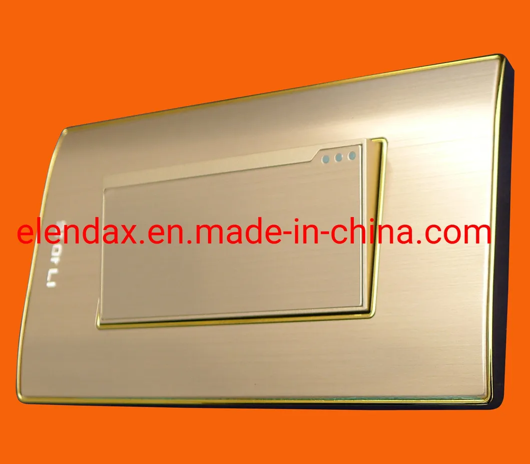 Настенный переключатель из американского алюминия новой конструкции с индикатором (AL2001)