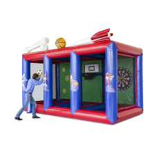 Commercial Inflatable 3-in-1 Sports Game Center: Bouncers and Inflatable Games