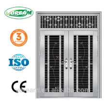 stainless steel double leaf door