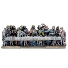 Custom decoration metal statue bronze last supper sculpture