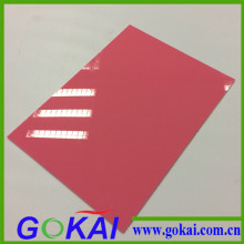 3mm 2050*3050mm Pink Color Extruded PMMA Acrylic Sheets