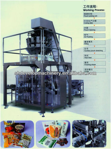 ZK-210G AUTOMATIC HORIZONTAL PRE-MADE BAG PACKING MACHINE