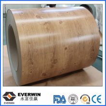 Wood Grain Coloured Aluminium Coil Sheets For Decoration