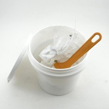 Foundation crack leaking water