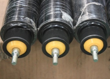 factory price rubber coated poly-vee roller,conveyor roller