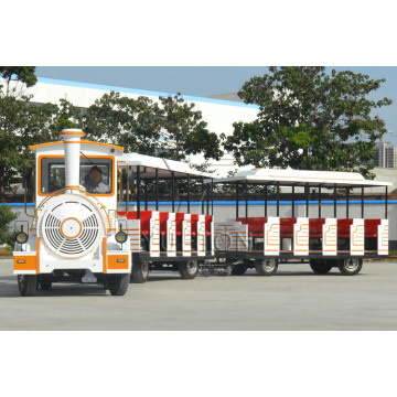 Electric and Diesel Trackless Sightseeing Train - Fun Park Ride for Sale (42-86 Seats)