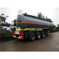 7000 galoni 30ton corrosive kioevu tank nusu trailers