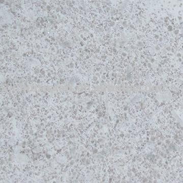 Pearl White granite slab